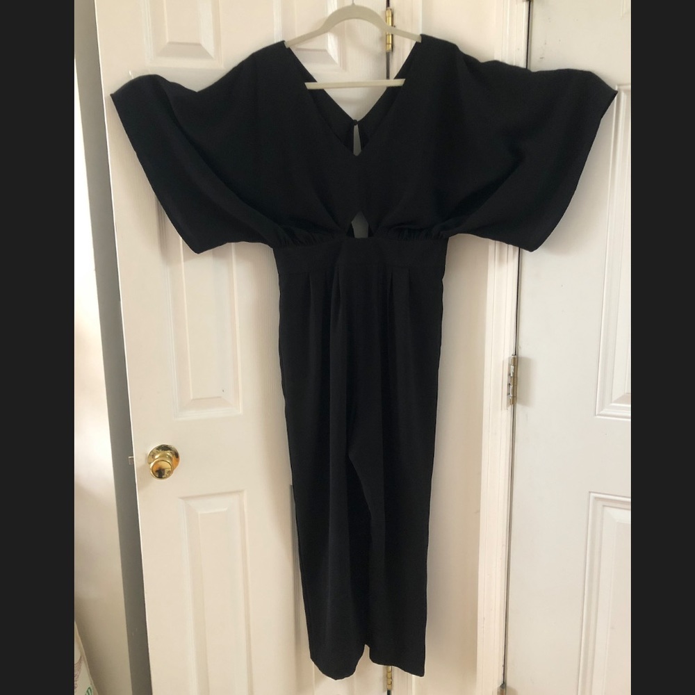 ASOS jumpsuit with peephole in front & slit back